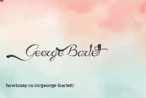 George Barlett