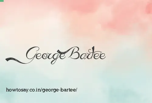 George Bartee