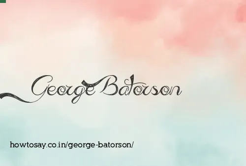 George Batorson
