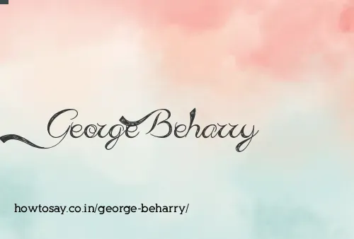 George Beharry