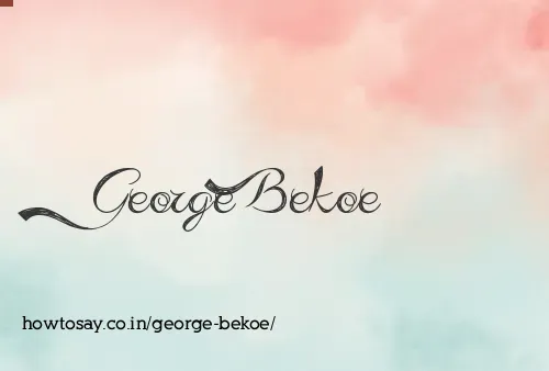 George Bekoe