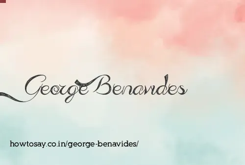 George Benavides
