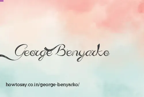 George Benyarko