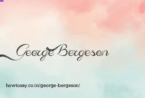 George Bergeson