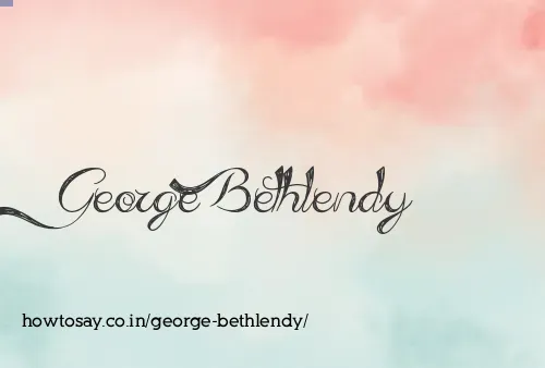George Bethlendy