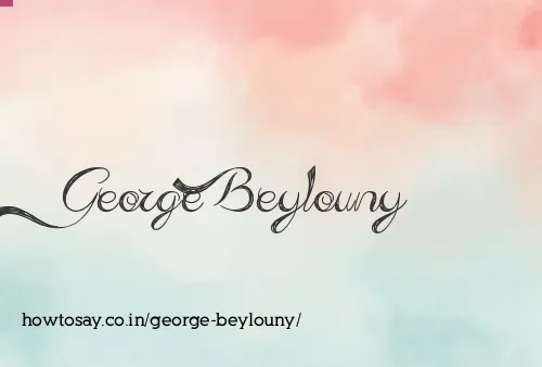 George Beylouny