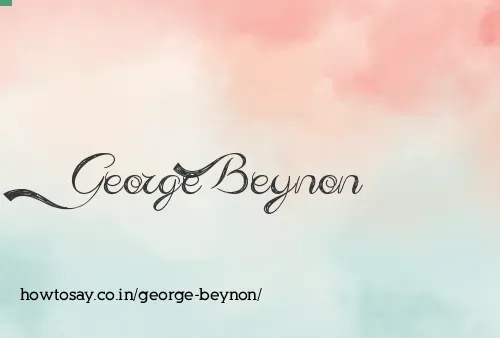 George Beynon