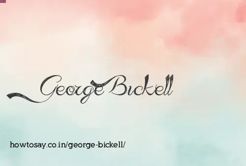 George Bickell