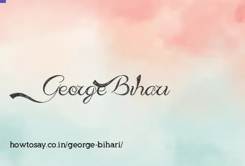 George Bihari