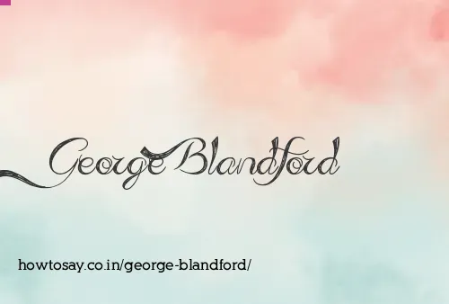 George Blandford