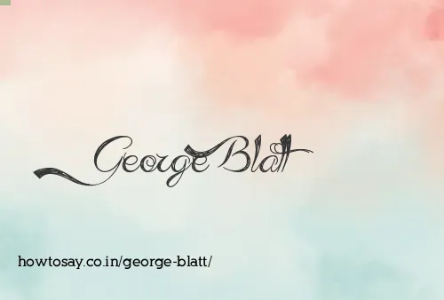 George Blatt