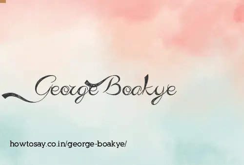 George Boakye