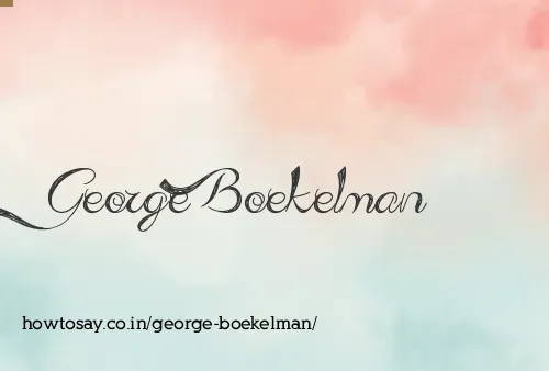 George Boekelman
