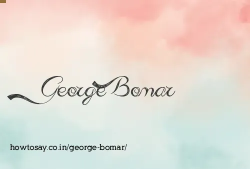 George Bomar