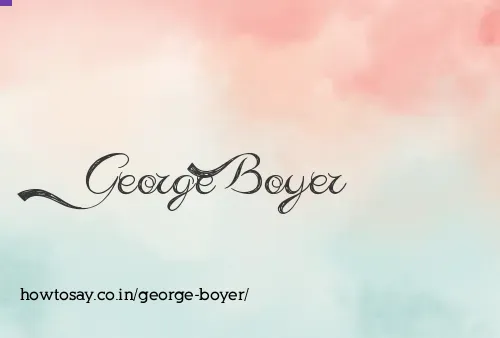 George Boyer