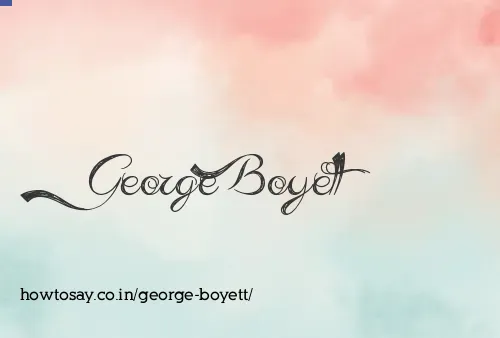 George Boyett