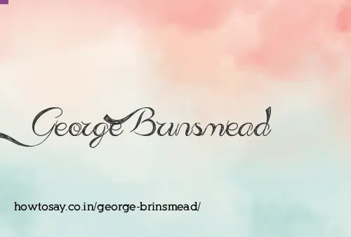 George Brinsmead