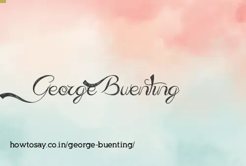 George Buenting