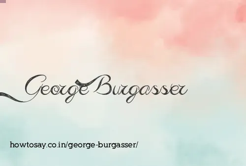 George Burgasser