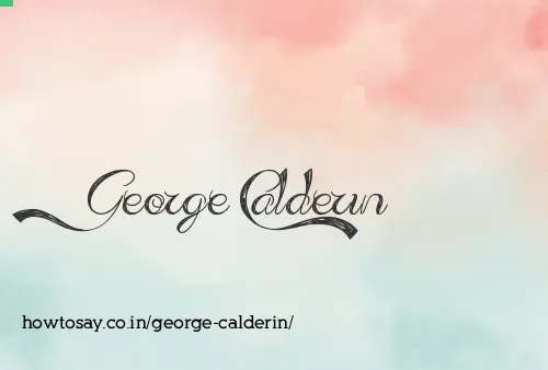 George Calderin