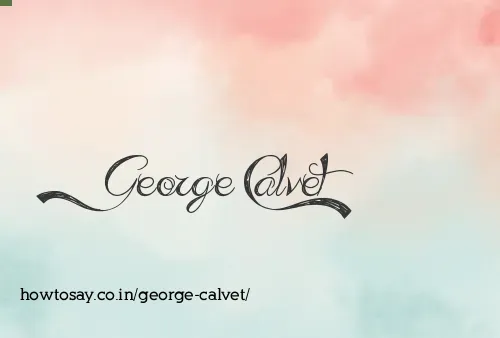George Calvet