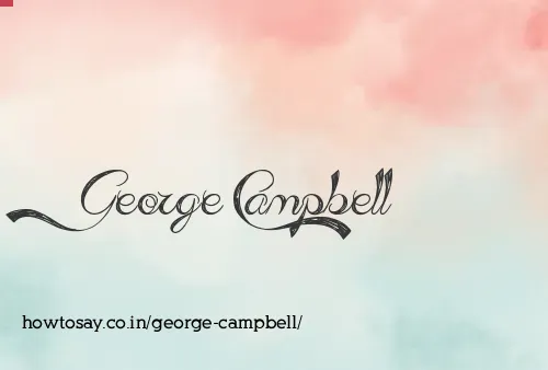 George Campbell