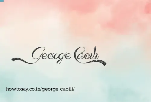 George Caoili