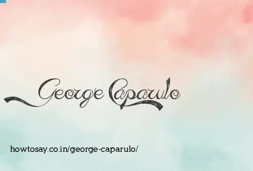 George Caparulo