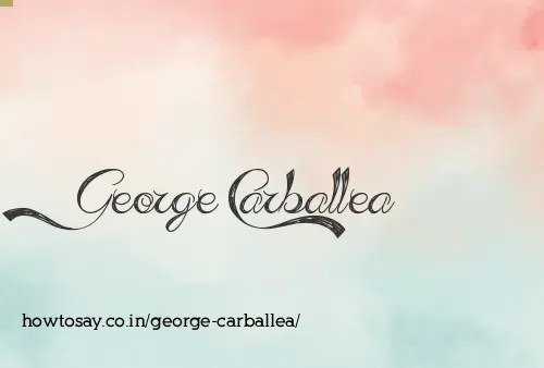 George Carballea