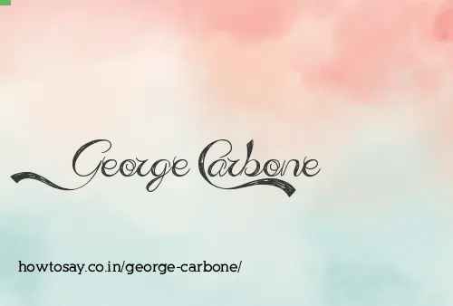 George Carbone