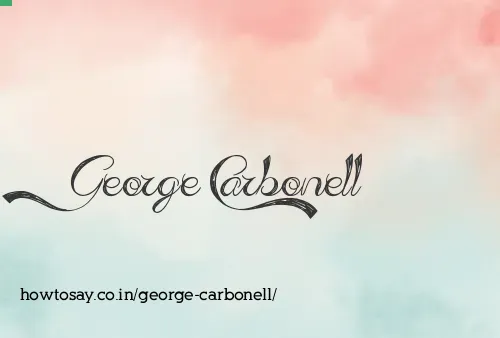 George Carbonell
