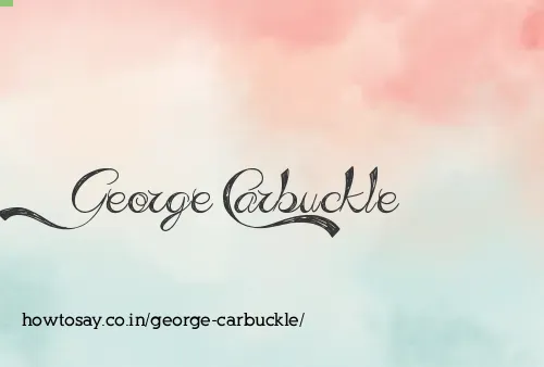 George Carbuckle