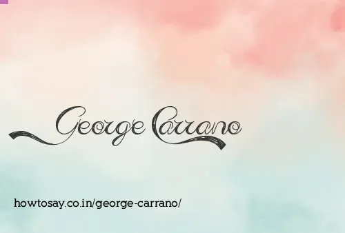 George Carrano