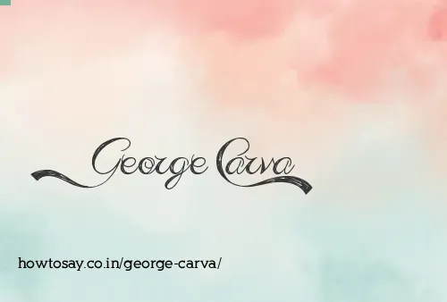 George Carva