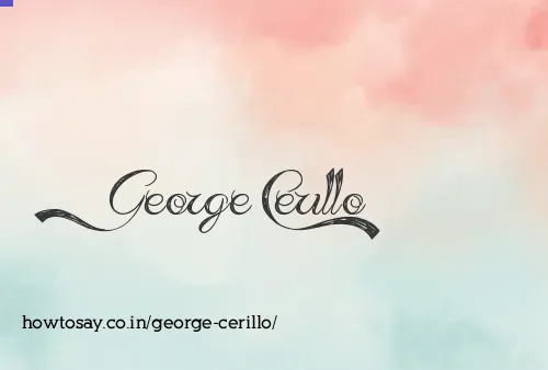 George Cerillo