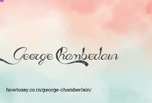 George Chamberlain