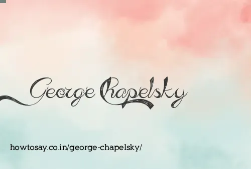 George Chapelsky