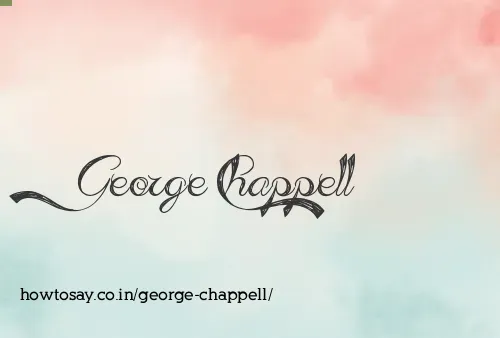 George Chappell