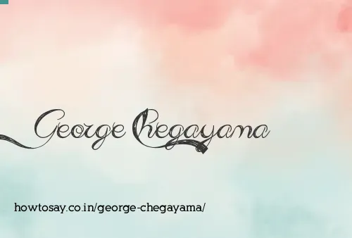 George Chegayama