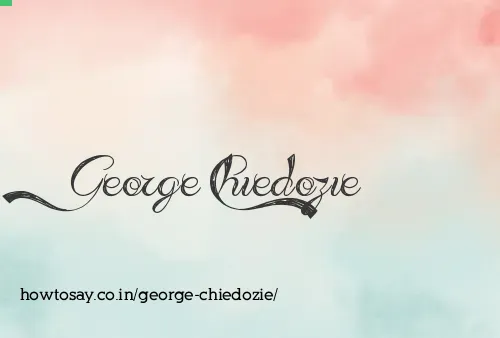 George Chiedozie