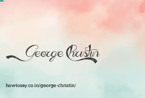 George Christin
