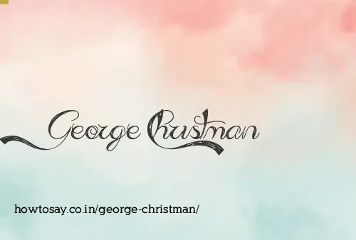 George Christman