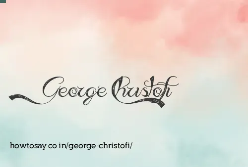 George Christofi