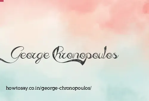 George Chronopoulos