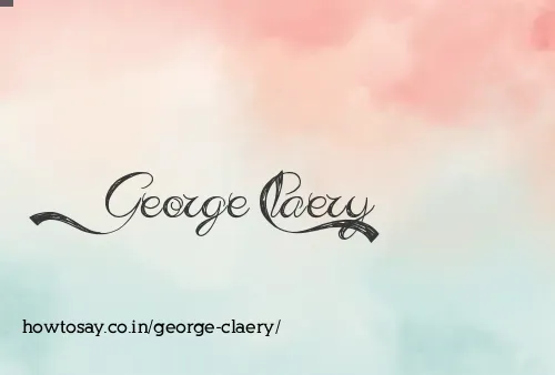 George Claery