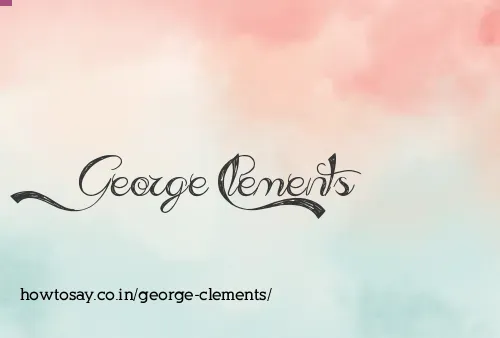 George Clements