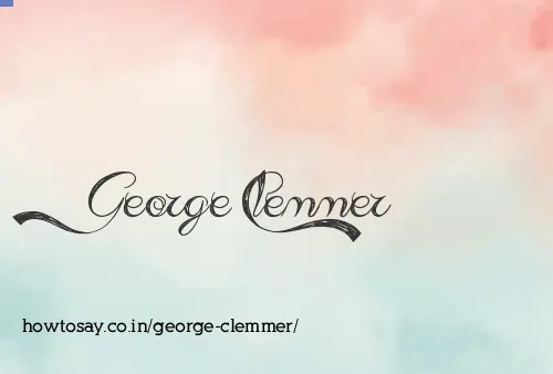 George Clemmer