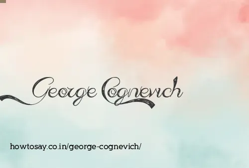 George Cognevich
