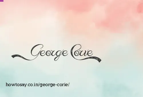 George Corie