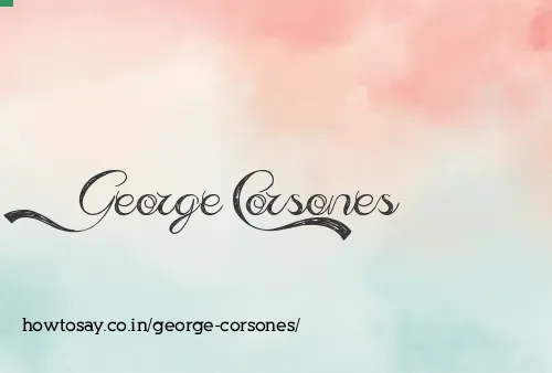 George Corsones